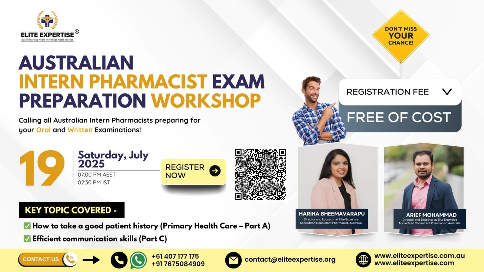 Australian Intern Pharmacist Exam Preparation Workshop by Elite Expertise